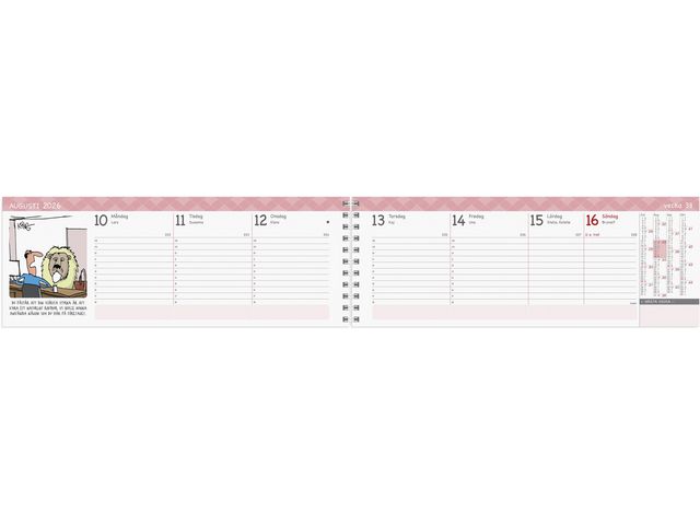 Stor Plankalender Humor 2026