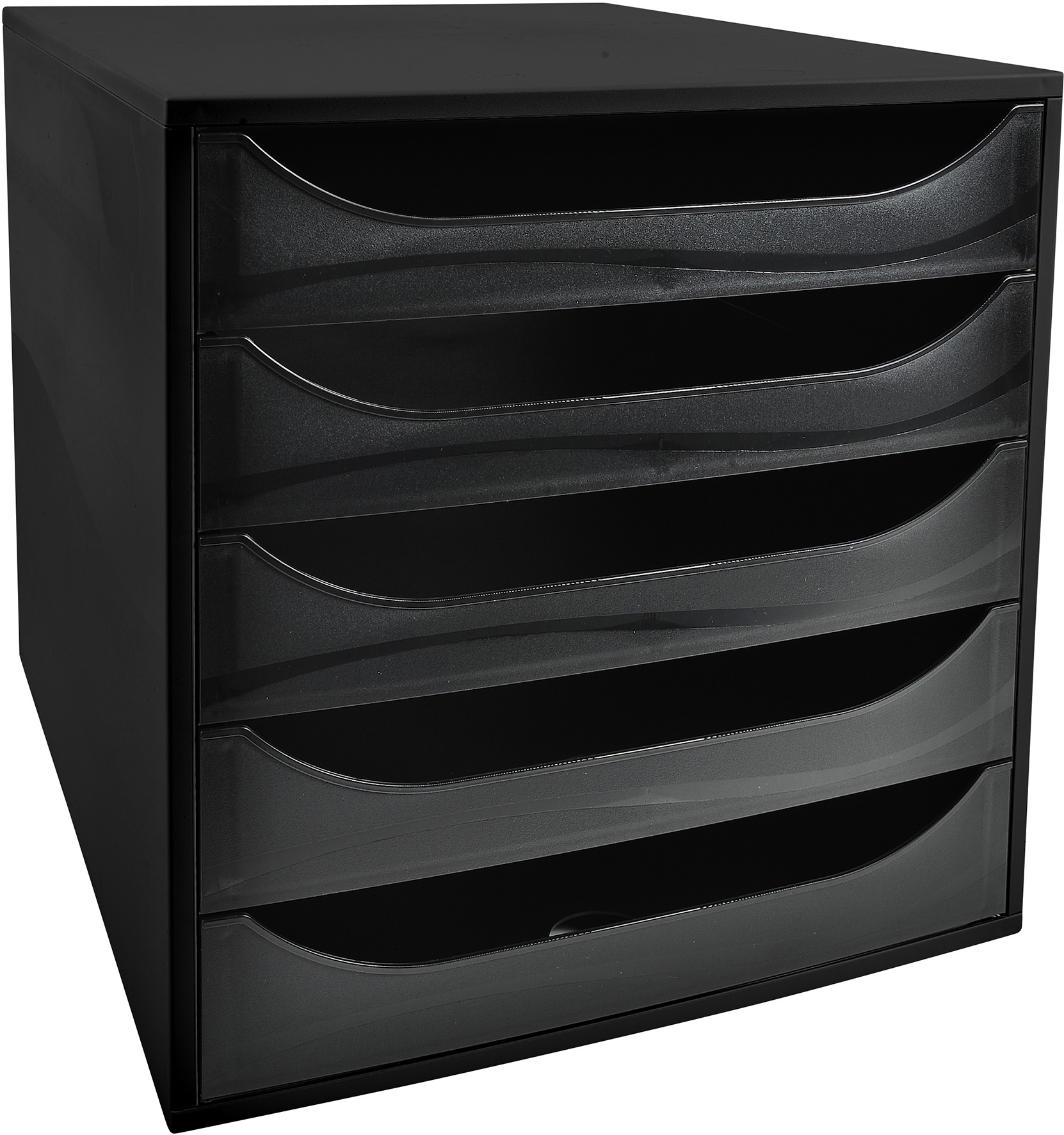 Förvaringsbox Office Depot 5-lådor svart