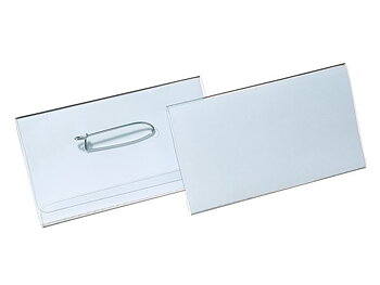 Namnskylt DURABLE med nål 75x40mm 100/fp