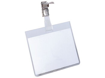Namnskylt DURABLE clips liggande 25/fp