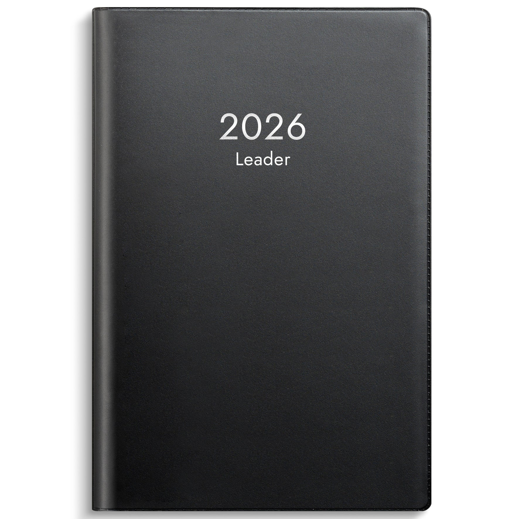 Kalender Leader 2026 svart plast