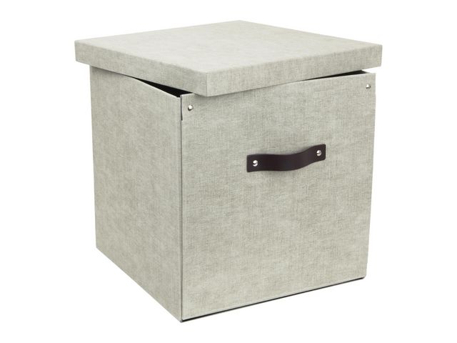 Förvaringsbox Bigso Logan canvas linen