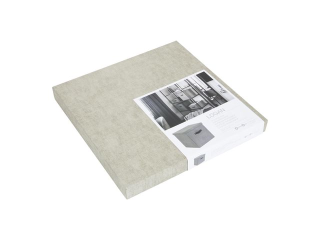 Förvaringsbox Bigso Logan canvas linen