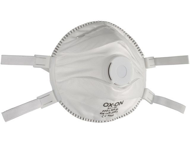 Andningsskydd med ventil FFP3 5-pack Ox-On