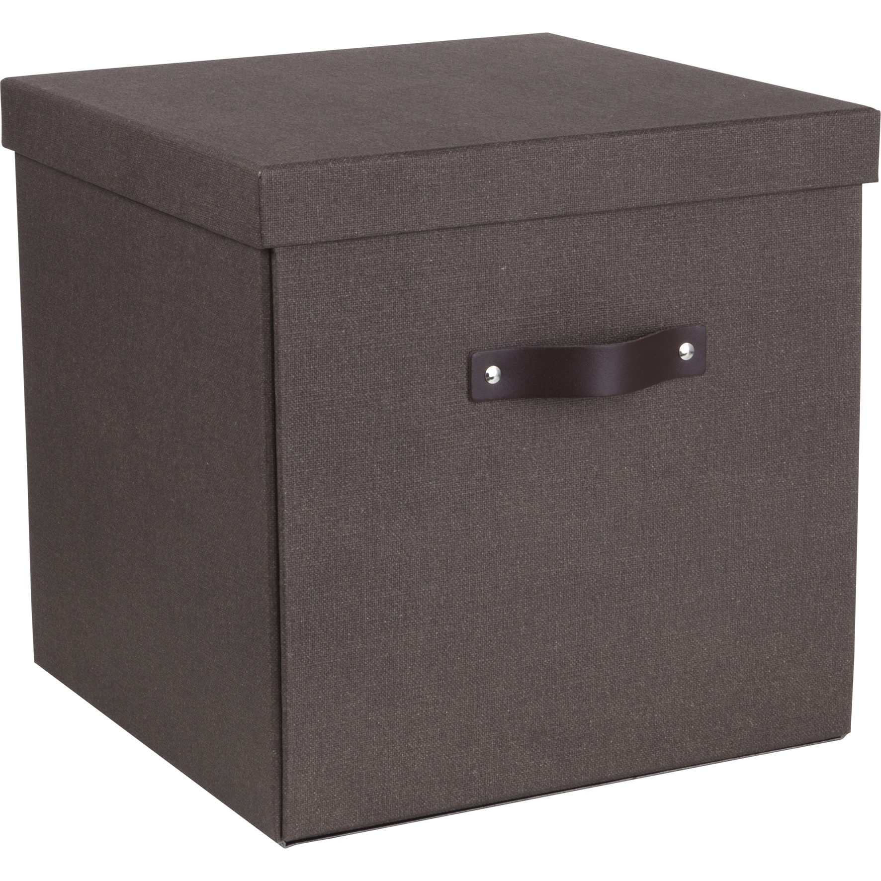 Förvaringsbox Bigso Logan canvas brun