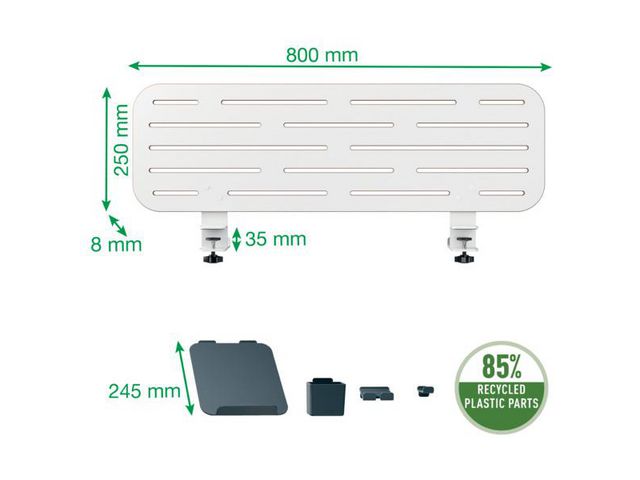 Förvaringstavla med laptophållare Pegboard Ergo