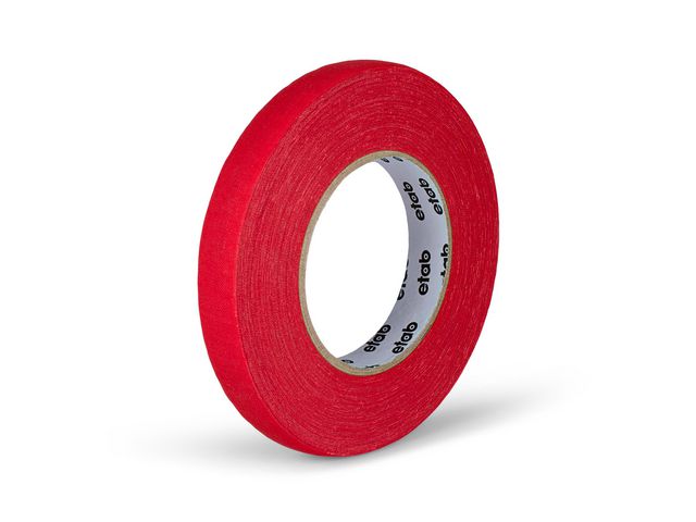 Tejp textil matt 19mmx50m r&ouml;d