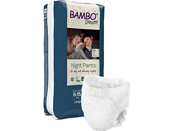 Blöja BAMBO Night Pants L 35-50kg 10/fp