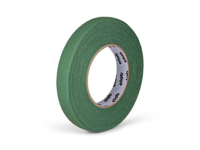 Tejp textil matt 19mmx50m gr&ouml;n