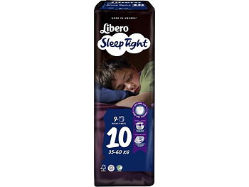 Blöja LIBERO SleepTight S10 35-60kg 9/fp