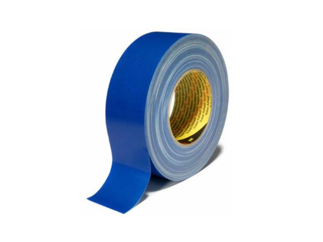 Tejp textil plastbelagd 50mmx50m bl&aring;