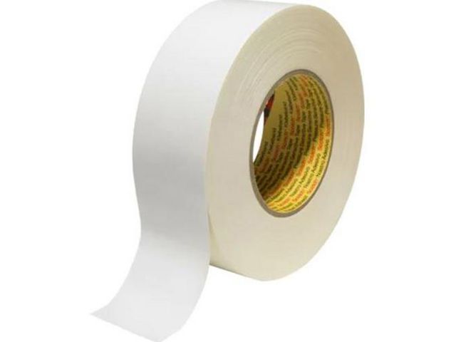 Tejp textil plastbelagd 25mmx50m vit