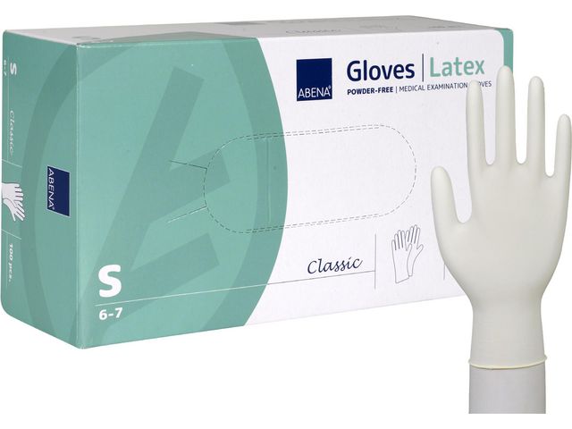 Latexhandske puderfri 100/fp - 4