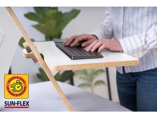 Bord laptop Easydesk Rise vit