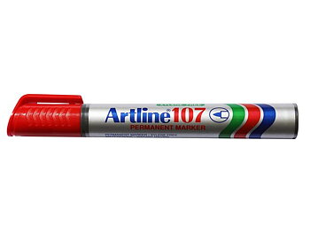 Märkpenna ARTLINE 107 rund 1,5mm röd