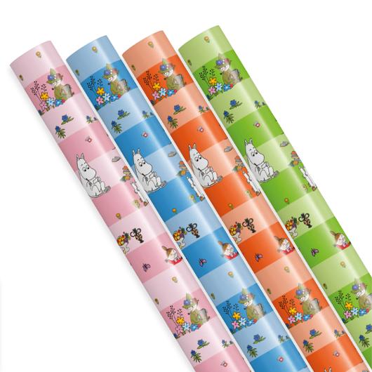 Presentpapper Moomin 70cmx4m