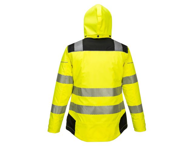 Vinterjacka PW382 dam varsel gul/sva 2XL