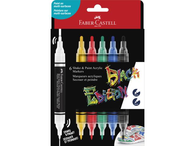 Fiberpenna shake&Paint metallic 6/fp
