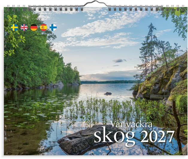 Väggkalender Vår vackra skog 2027
