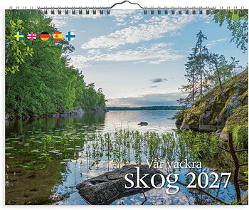 Väggkalender Vår vackra skog 2027