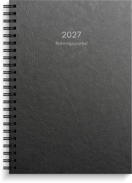 Bokningsjournalen 2027 svart