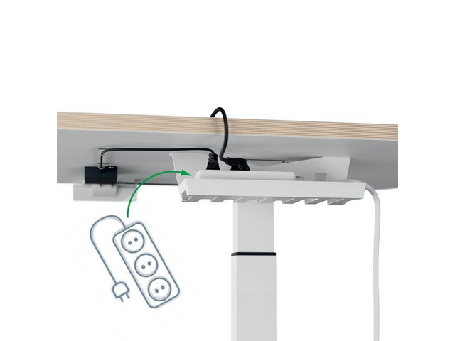 Skrivbord el höj- och sänkbart elektriskt Ergo 80x60 cm