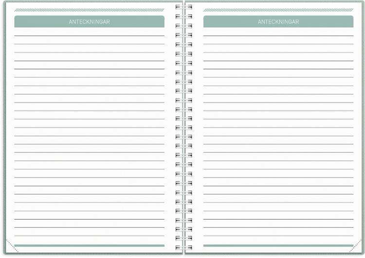 Kalender Få det gjort 2027 grön
