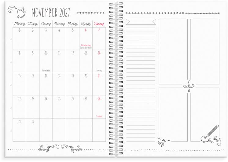 Kalender Doodle 2027