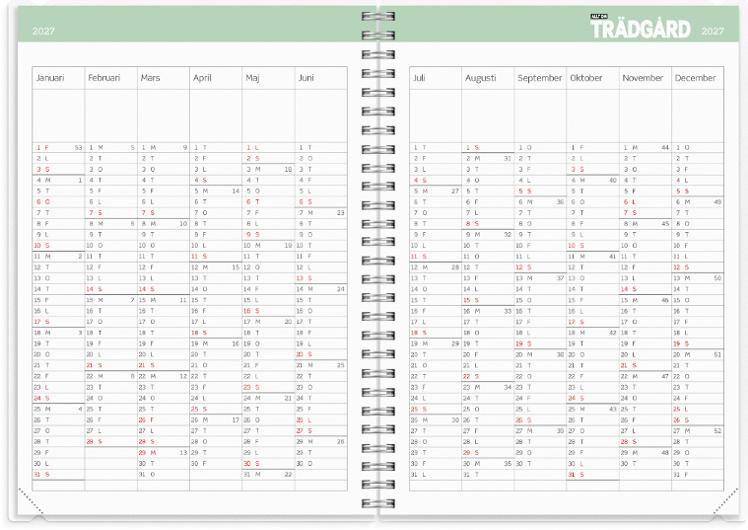 Kalender Allt om Trädgård 2027