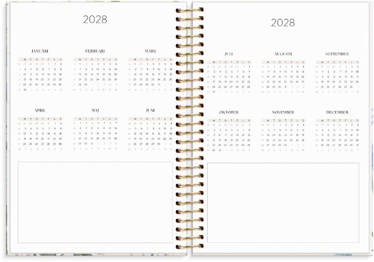 Life Organizer 2027 Blommor