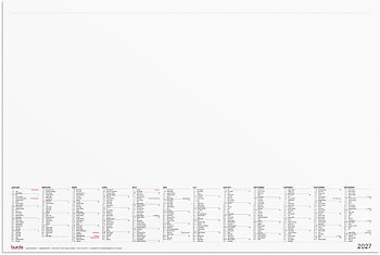 Kalender Skrivunderlägg Elegant 2027