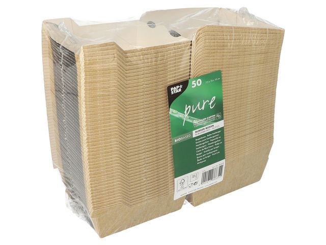 Matlåda PAPSTAR 70x90x90mm 50/fp