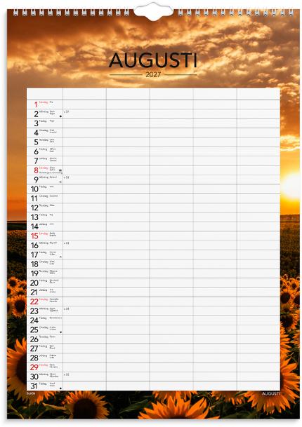 Familjekalender Seasons 2027