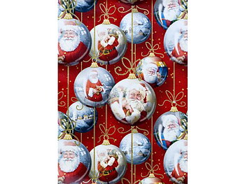 Julpapper Santa 57cmx154m