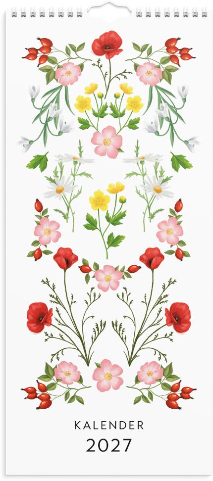 Väggkalender Lilla Blomsterkal 2027