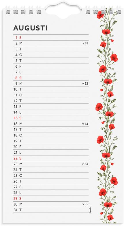Väggkalender Mini Duo 2027