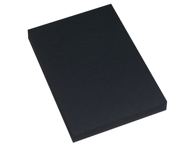 Kartong A2 180g svart 10/fp