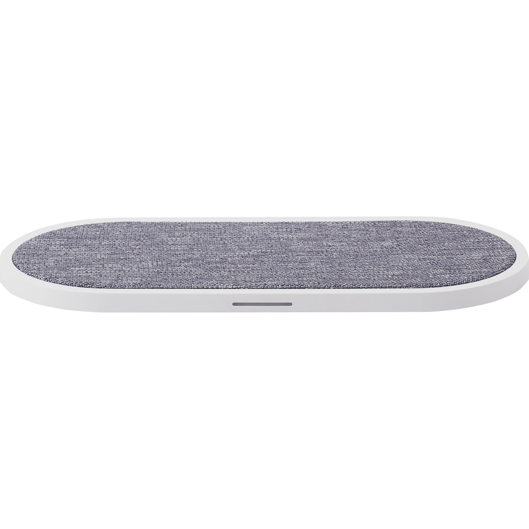 Dual QI Laddare USB-C 2x10W Vit med Grå Textil Gear
