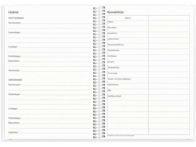 Lärarkalendern Förskola A5 25/26