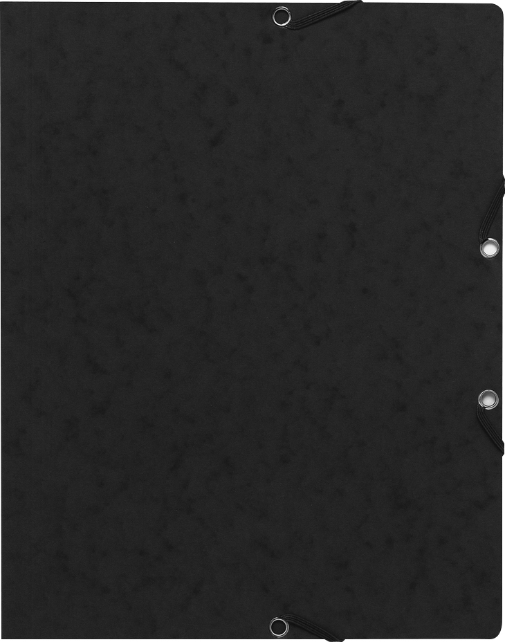 Snoddmapp A4 svart