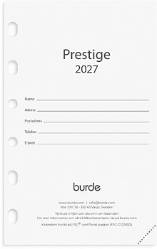 Compact Prestige kalendersats 2027