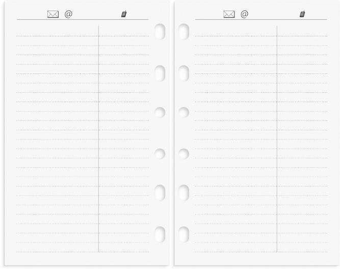 Compact Systemkalender 2027 skinn svart