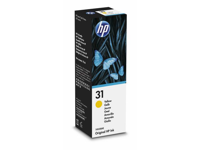 Påfyllnadsbläck HP 1VU28AE 31 gul