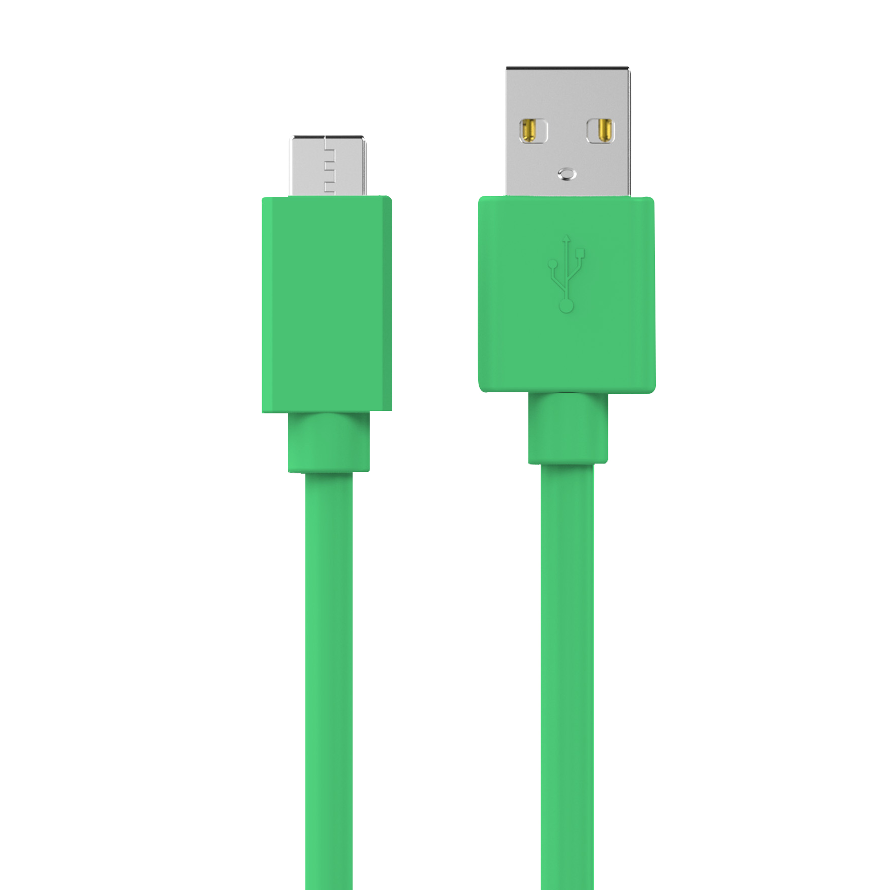 USB-C 2.0 – USB-A 1 m grön