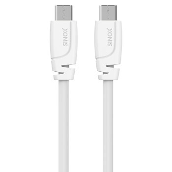 USB C 2.0 kabel. 2m. Vit