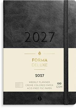 Liten Veckokal Forma Deluxe 2027 svart