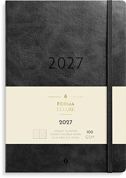 Kalender Agency Forma Deluxe 2027 svart