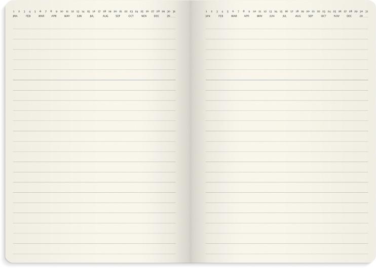 Kalender Agency Forma Deluxe 2027 svart