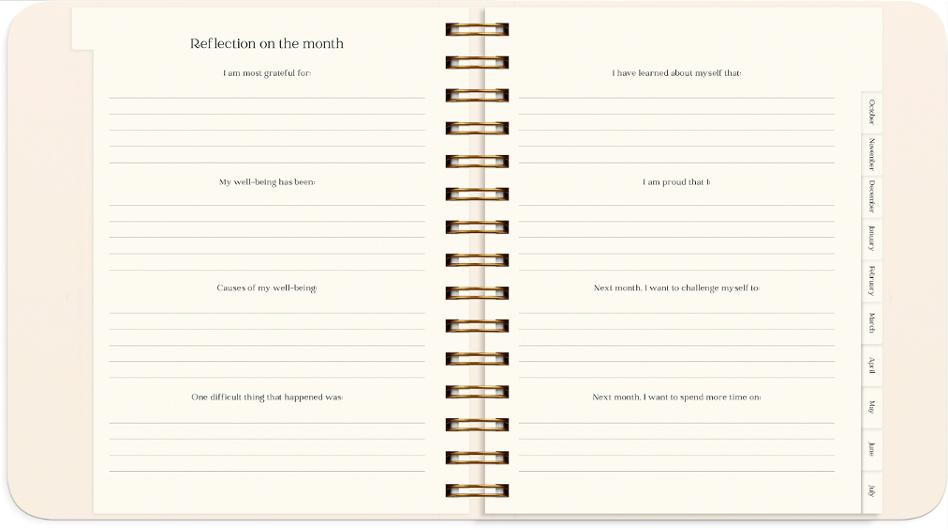 Life Planner Delicate Flowers 2027