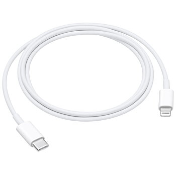 USB-C till Lightning 1 m, vit